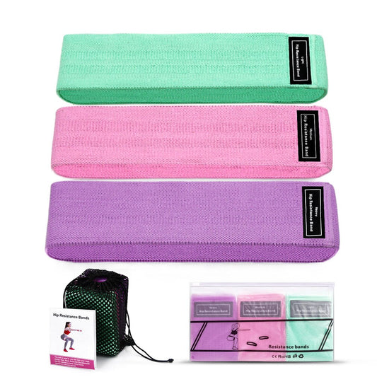 3PCS Resistance Bands Sports Exercise Resistance Loop Bands Set Elastic Booty Band Set for Yoga Home Gym Training-0