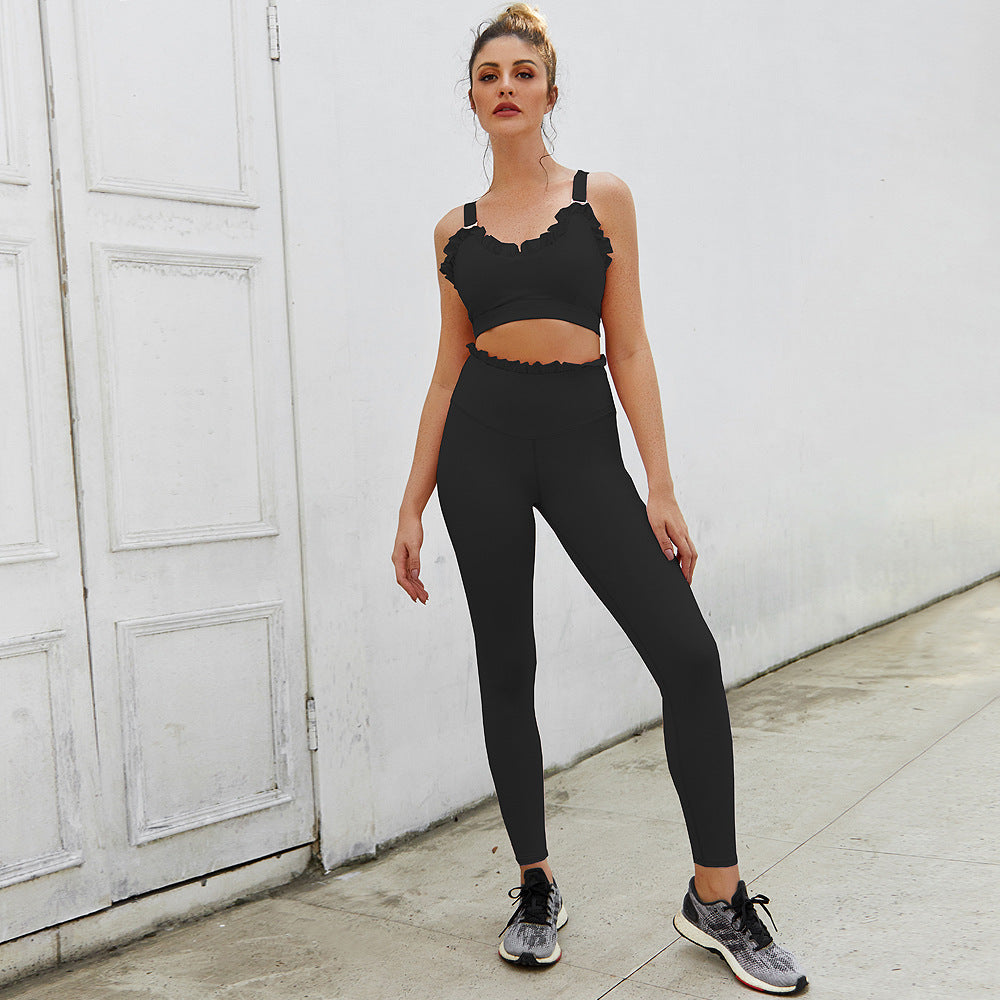 Women's Yoga Set Seamless Sportswear 2-Piece Gym Yoga Clothes Sports Bra + Leggings Running Wear Skinny Workout Set Suits-5